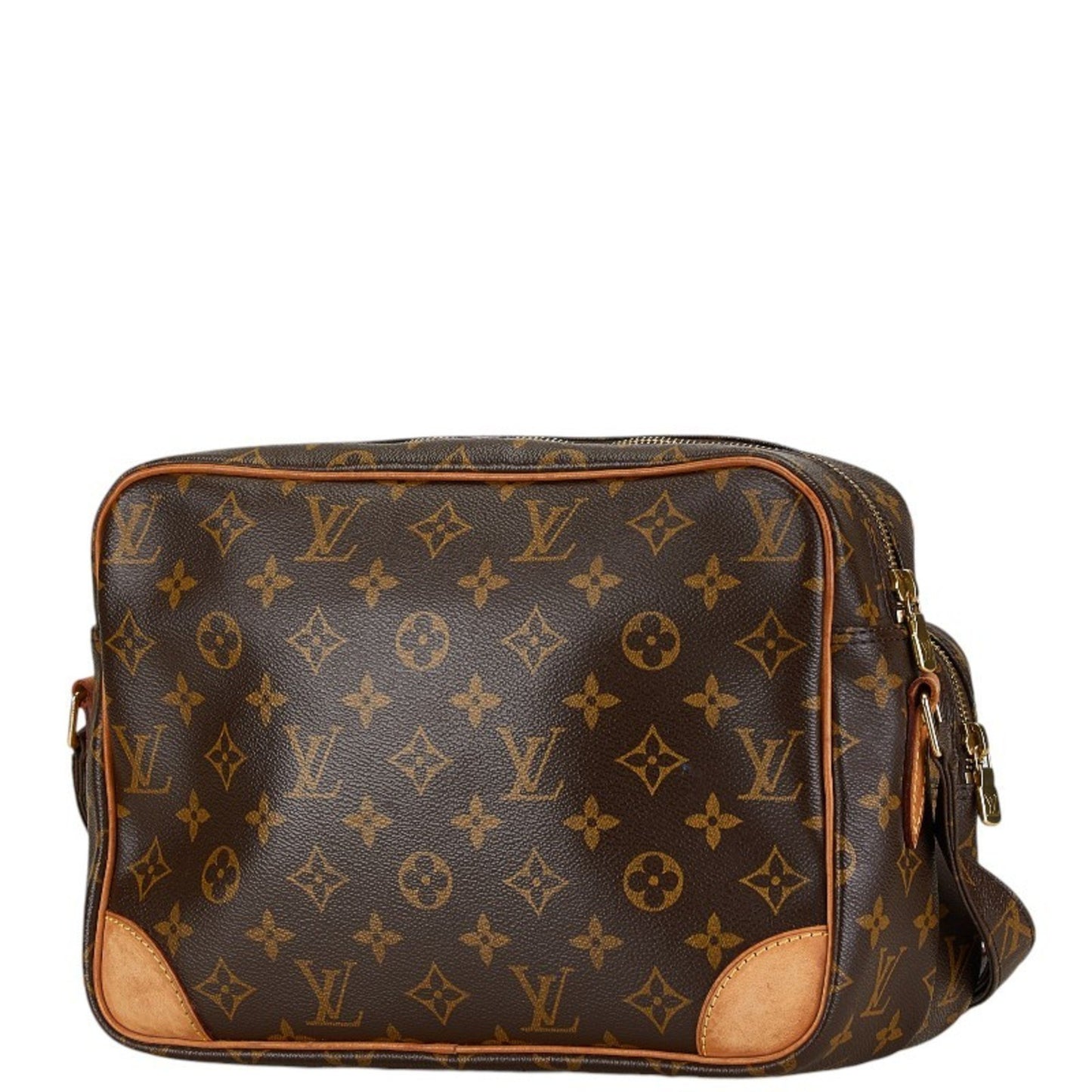 Louis Vuitton Nile Brown Canvas Shoulder Bag