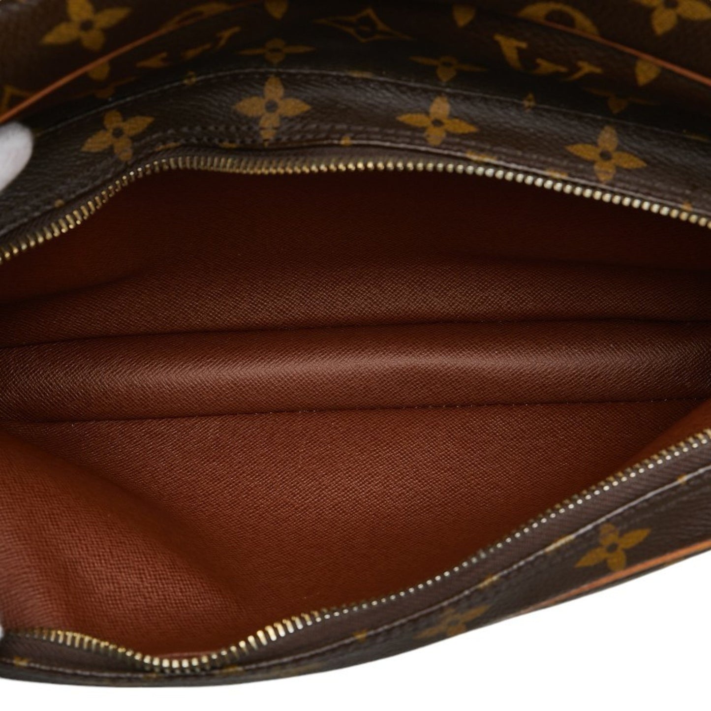 Louis Vuitton Nile Brown Canvas Shoulder Bag