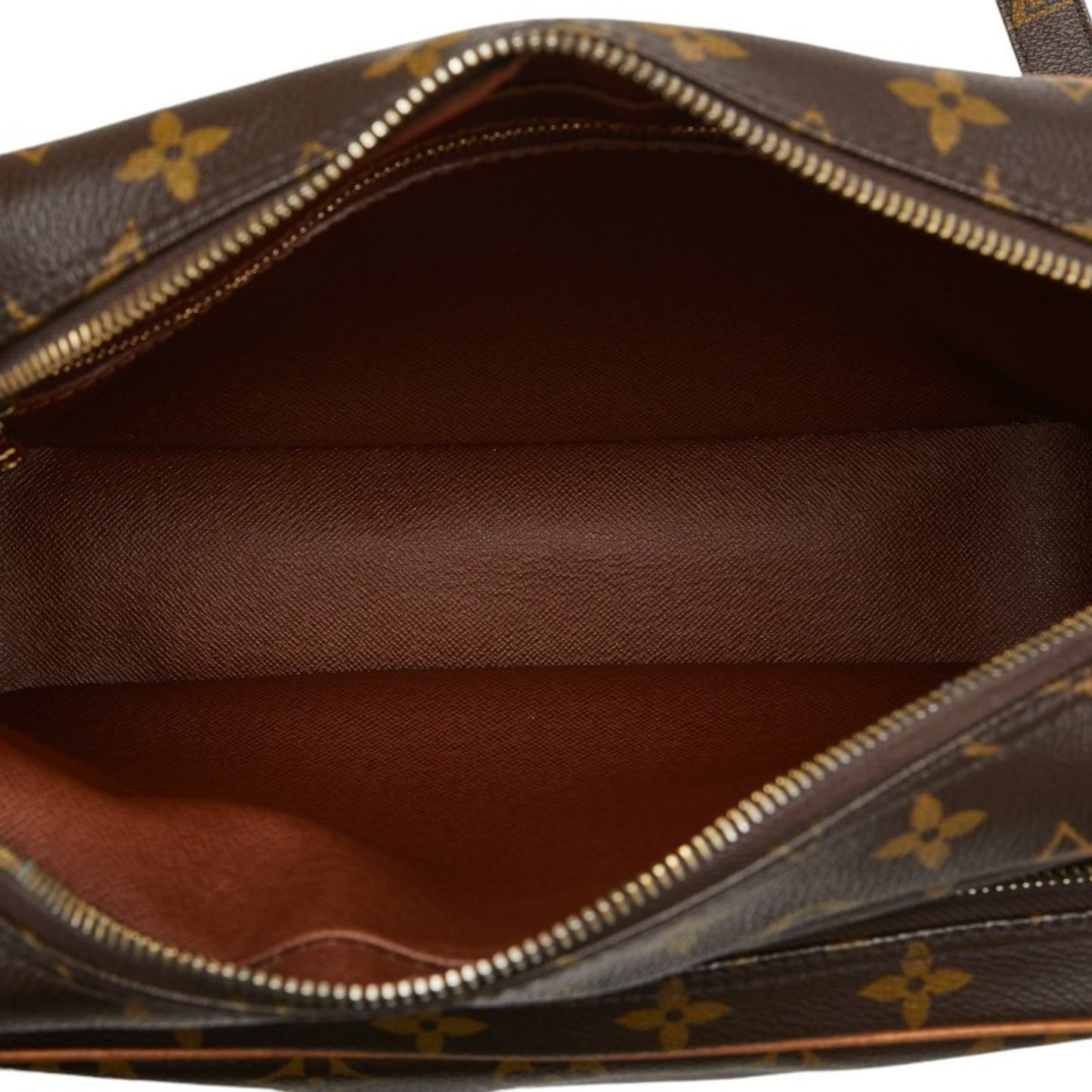 Louis Vuitton Nile Brown Canvas Shoulder Bag