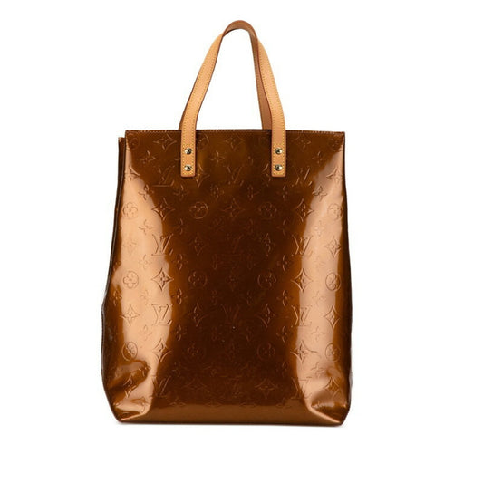 Louis Vuitton Reade Brown Patent Leather Tote Bag