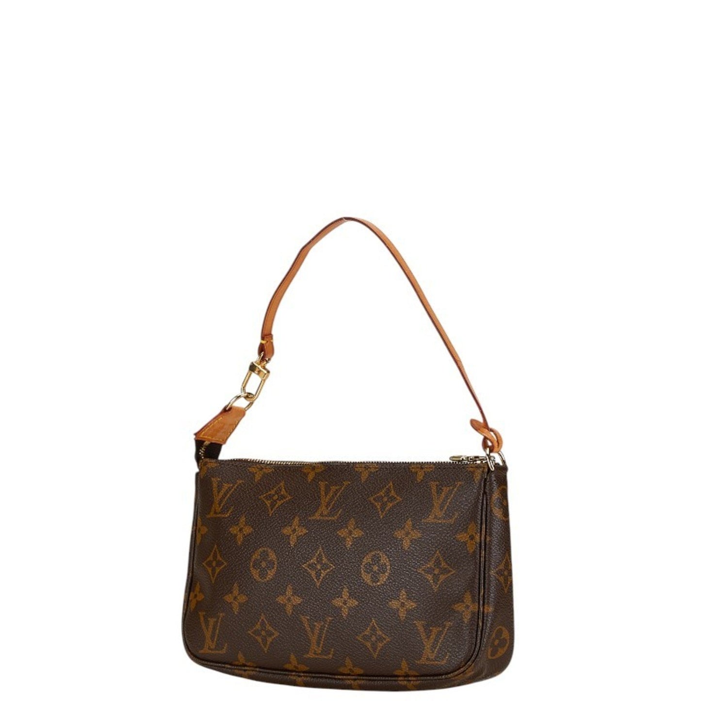 Louis Vuitton Pochette Accessoire Brown Canvas Clutch Bag