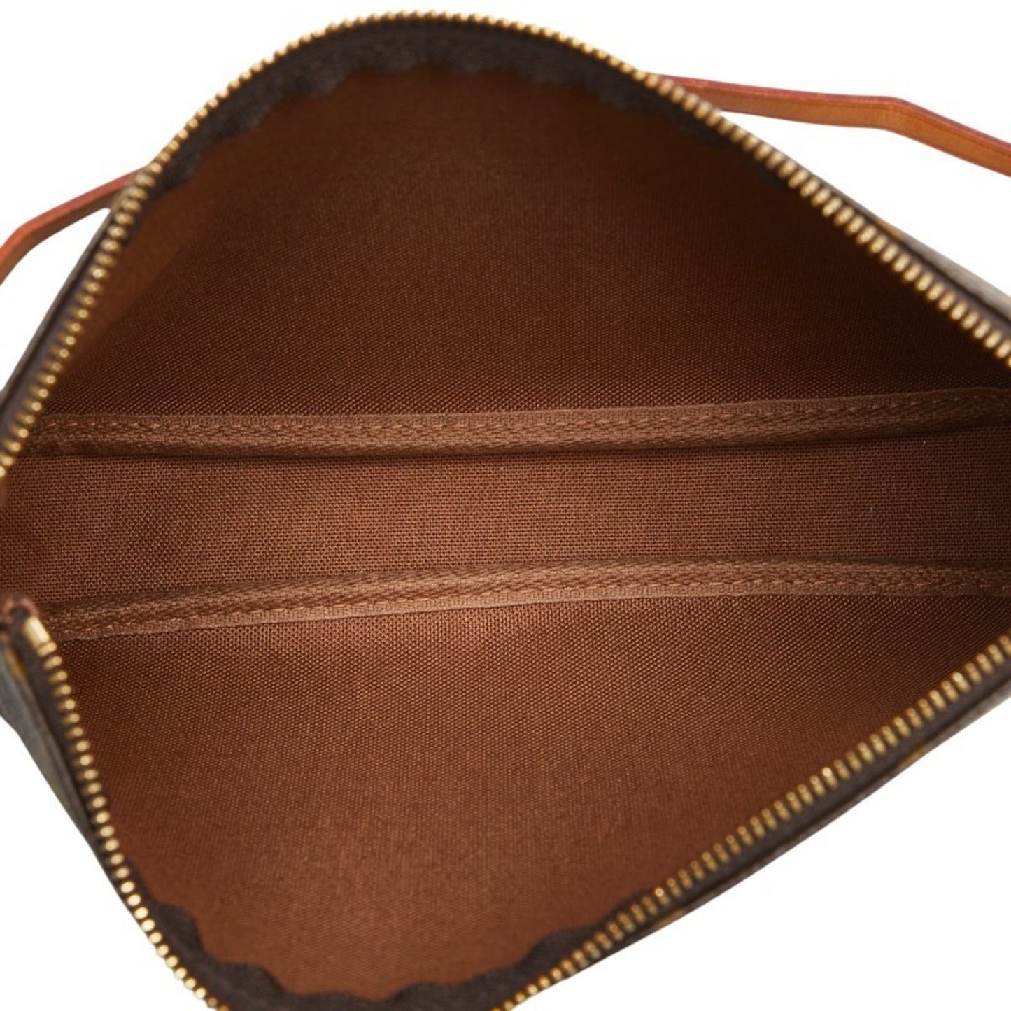 Louis Vuitton Pochette Accessoire Brown Canvas Clutch Bag