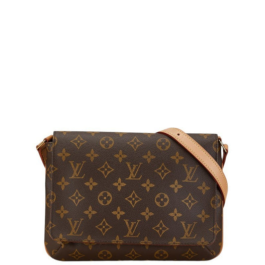 Louis Vuitton Musette Tango Brown Leather Shoulder Bag