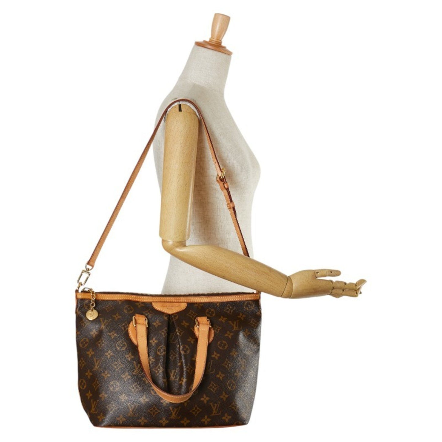 Louis Vuitton Palermo PM Brown Canvas Tote Bag