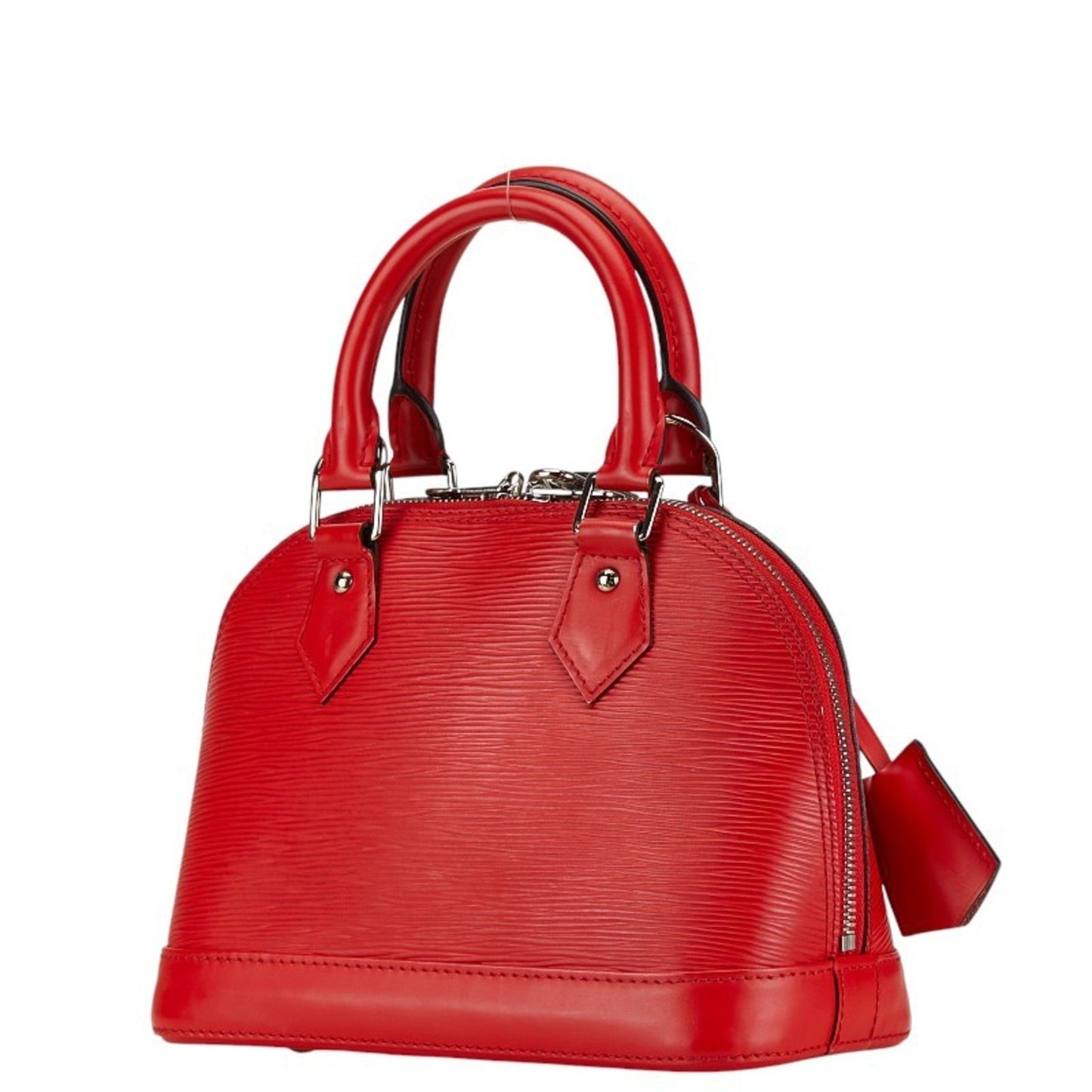 Louis Vuitton Alma BB Red Leather Shoulder Bag