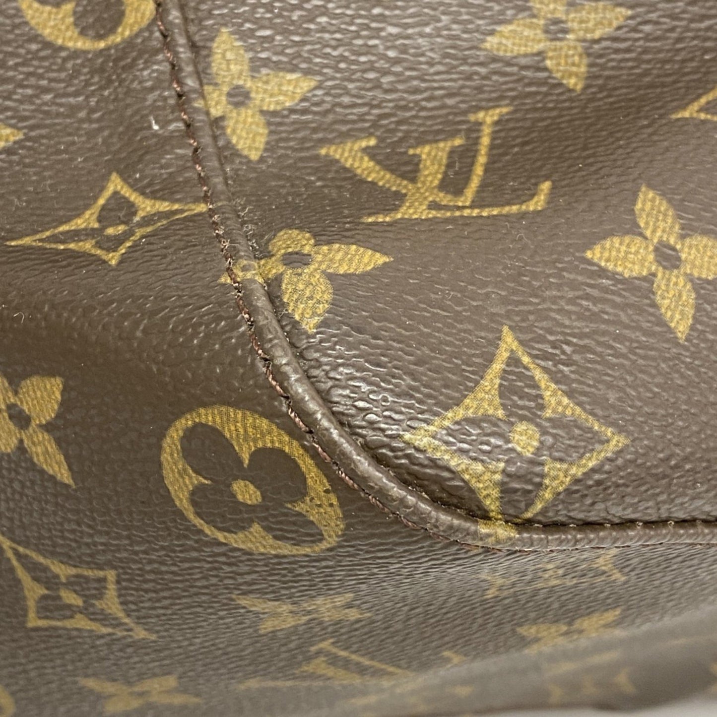 Louis Vuitton Looping GM Brown Canvas Shoulder Bag