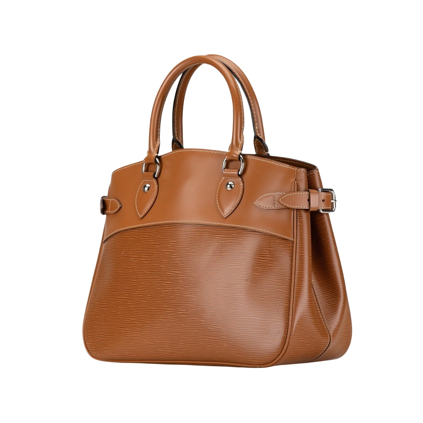 Louis Vuitton Brown Leather Tote Bag