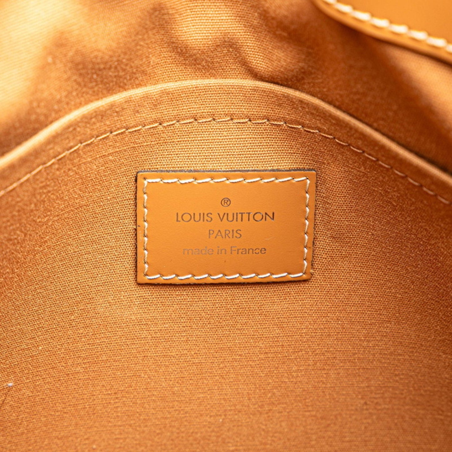 Louis Vuitton Brown Leather Tote Bag