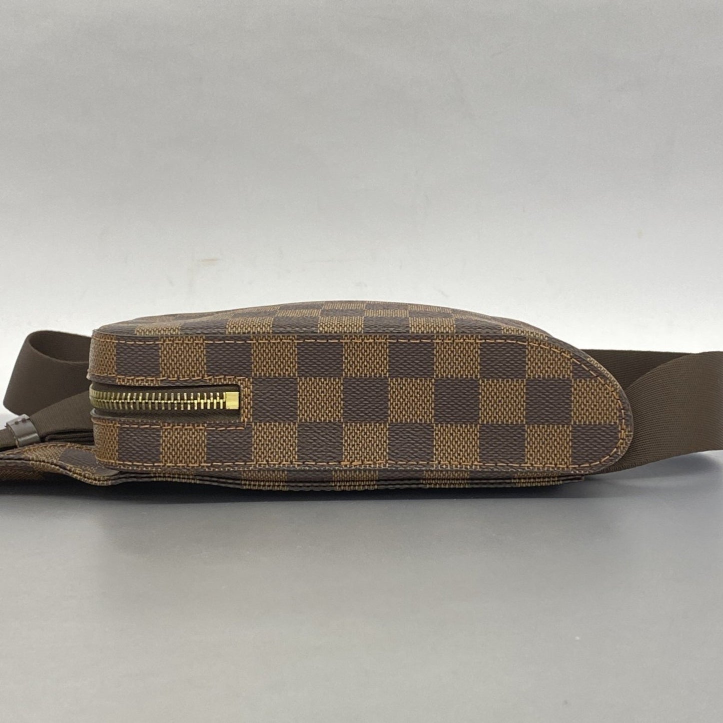 Louis Vuitton Geronimos Brown Canvas Shoulder Bag