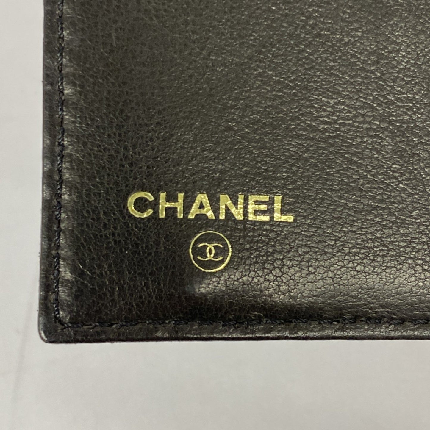 Chanel Black Leather Wallet Accessories