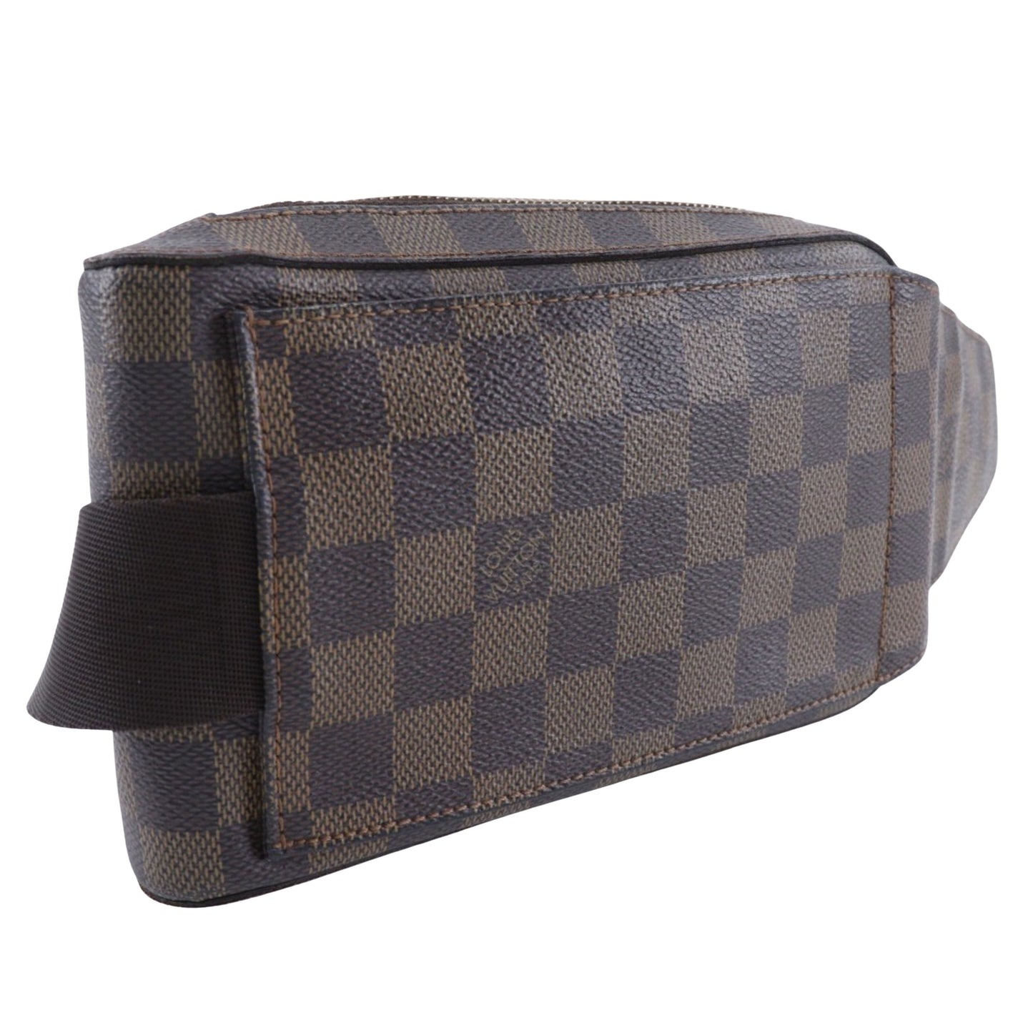 Louis Vuitton Geronimo Brown Canvas Shoulder Bag