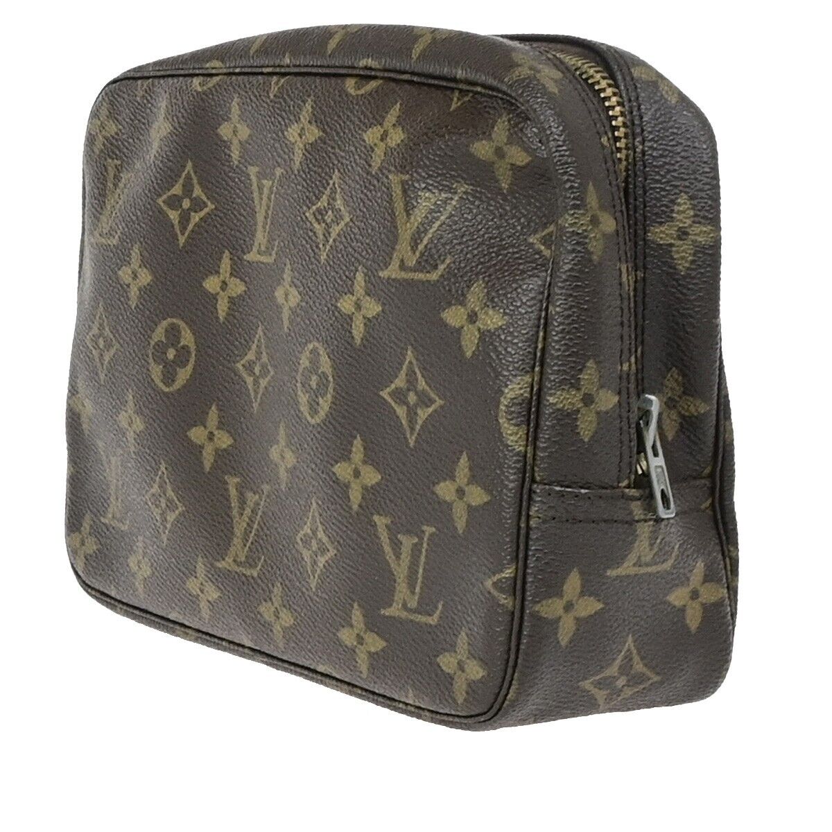 Louis Vuitton Trousse de Toilette Brown Canvas Clutch Bag