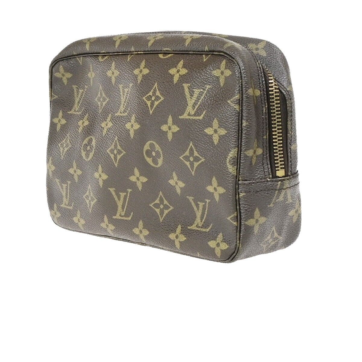 Louis Vuitton Trousse de Toilette Brown Canvas Clutch Bag