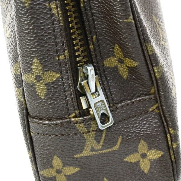 Louis Vuitton Trousse de Toilette Brown Canvas Clutch Bag