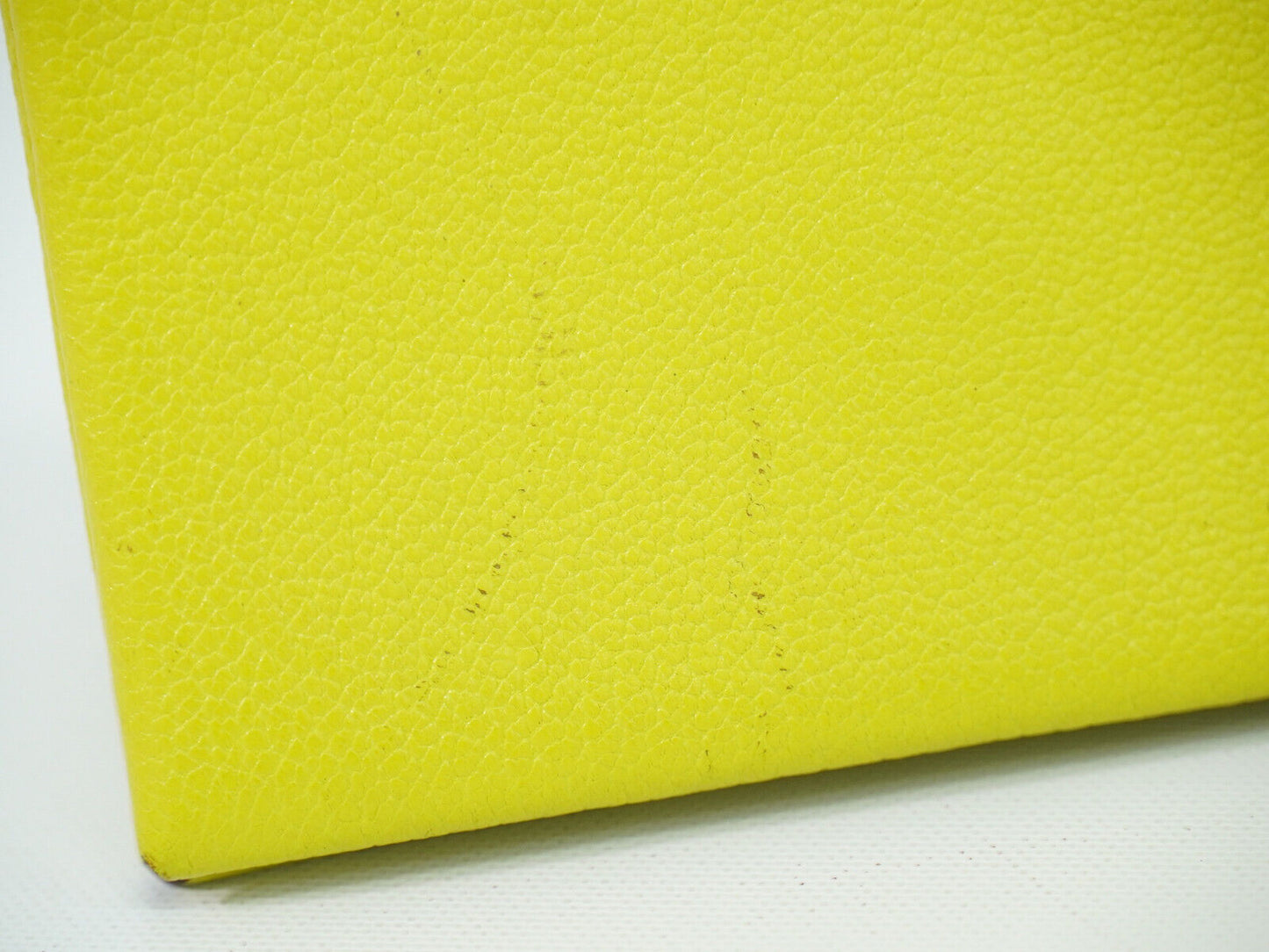 Hermès Calvi Yellow Leather Wallet Accessories