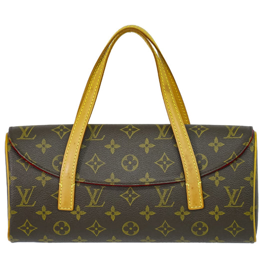 Louis Vuitton Sonatine Brown Canvas Hand Bag