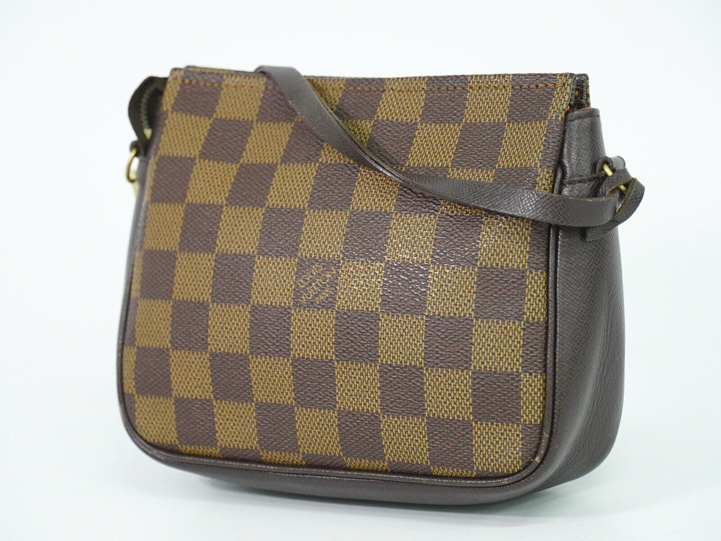 Louis Vuitton Trousse makeup Brown Canvas Clutch Bag