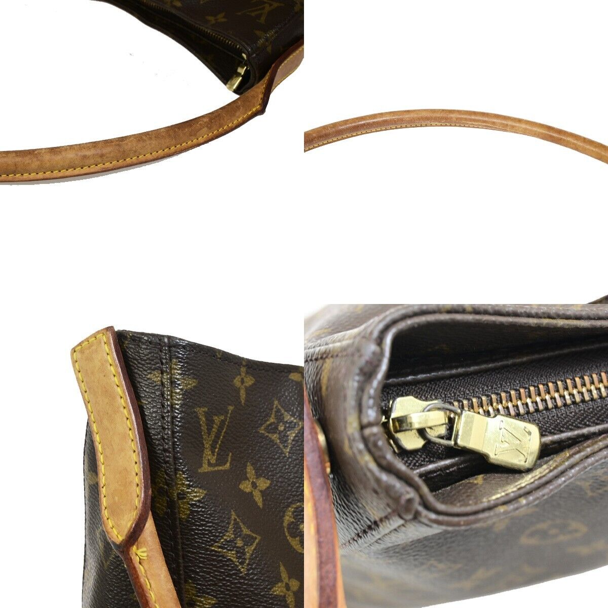 Louis Vuitton Looping GM Brown Canvas Hand Bag