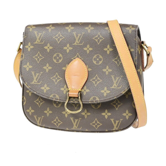 Louis Vuitton Saint Cloud Brown Canvas Shoulder Bag