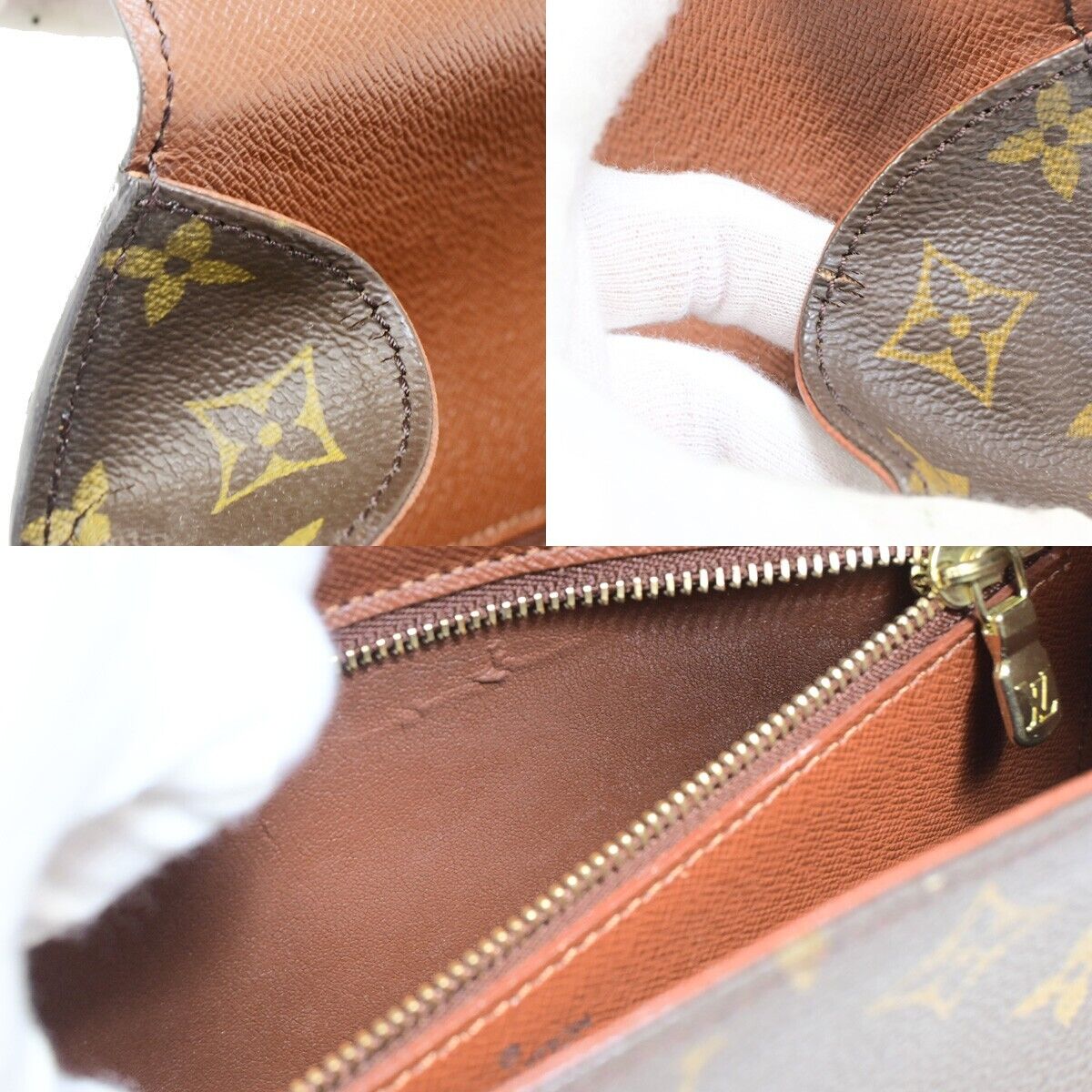 Louis Vuitton Saint Cloud Brown Canvas Shoulder Bag