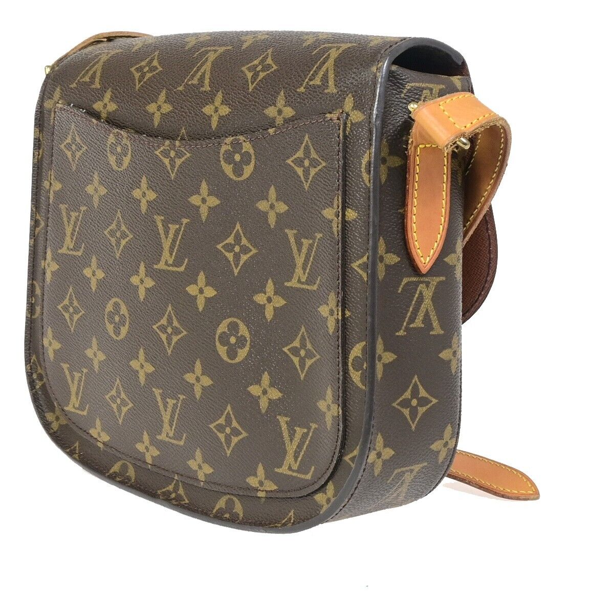 Louis Vuitton Saint Cloud Brown Canvas Shoulder Bag