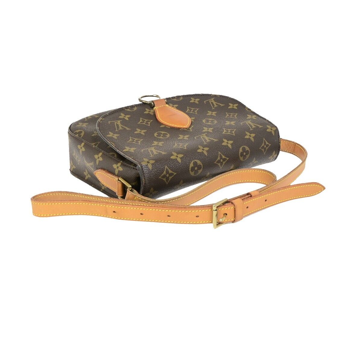 Louis Vuitton Saint Cloud Brown Canvas Shoulder Bag