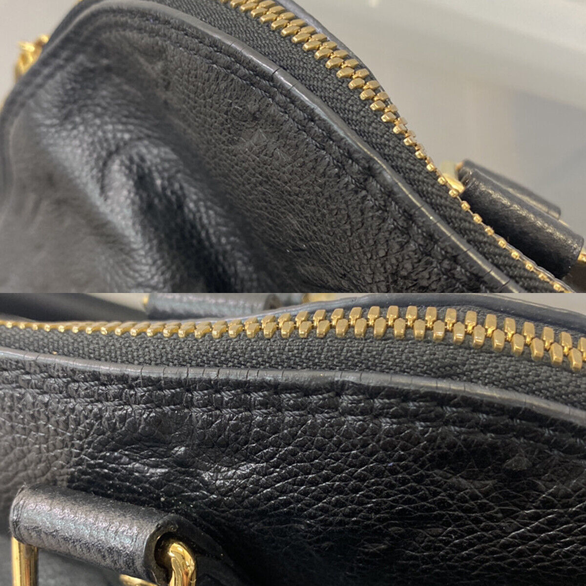 Louis Vuitton Neo Alma Black Leather Hand Bag