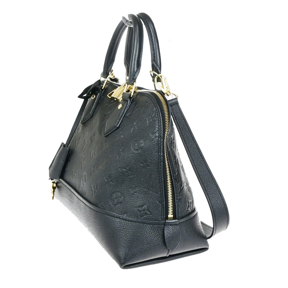 Louis Vuitton Neo Alma Black Leather Hand Bag