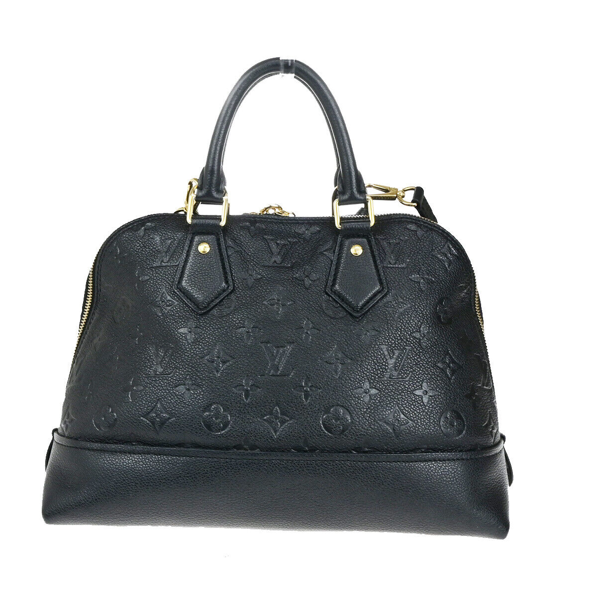 Louis Vuitton Neo Alma Black Leather Hand Bag