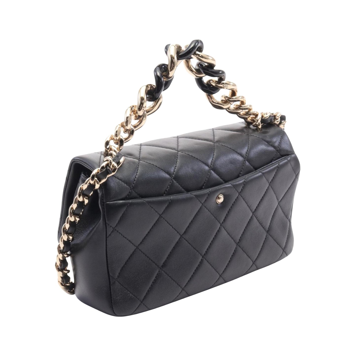 Chanel Timeless Black Leather Shoulder Bag