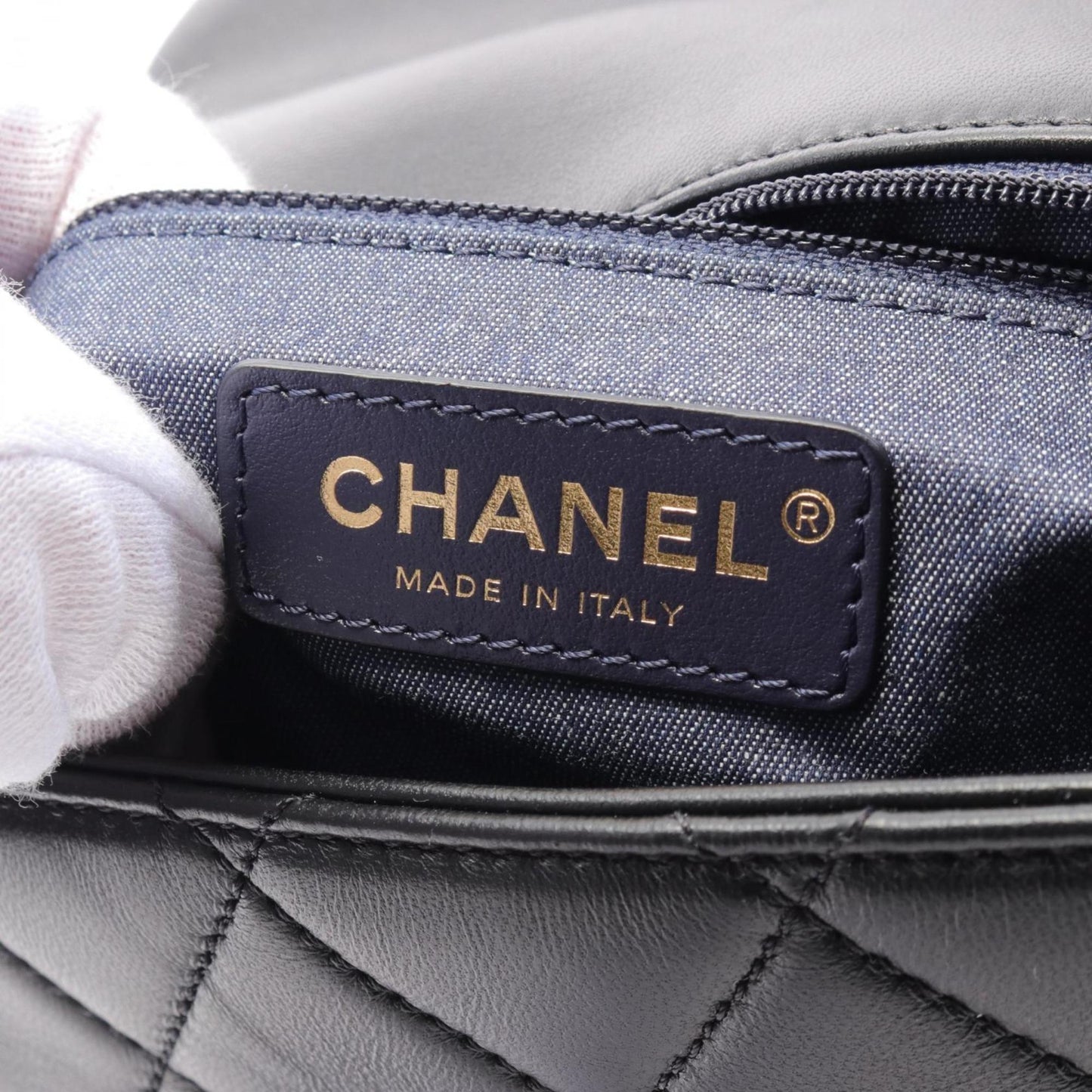 Chanel Timeless Black Leather Shoulder Bag