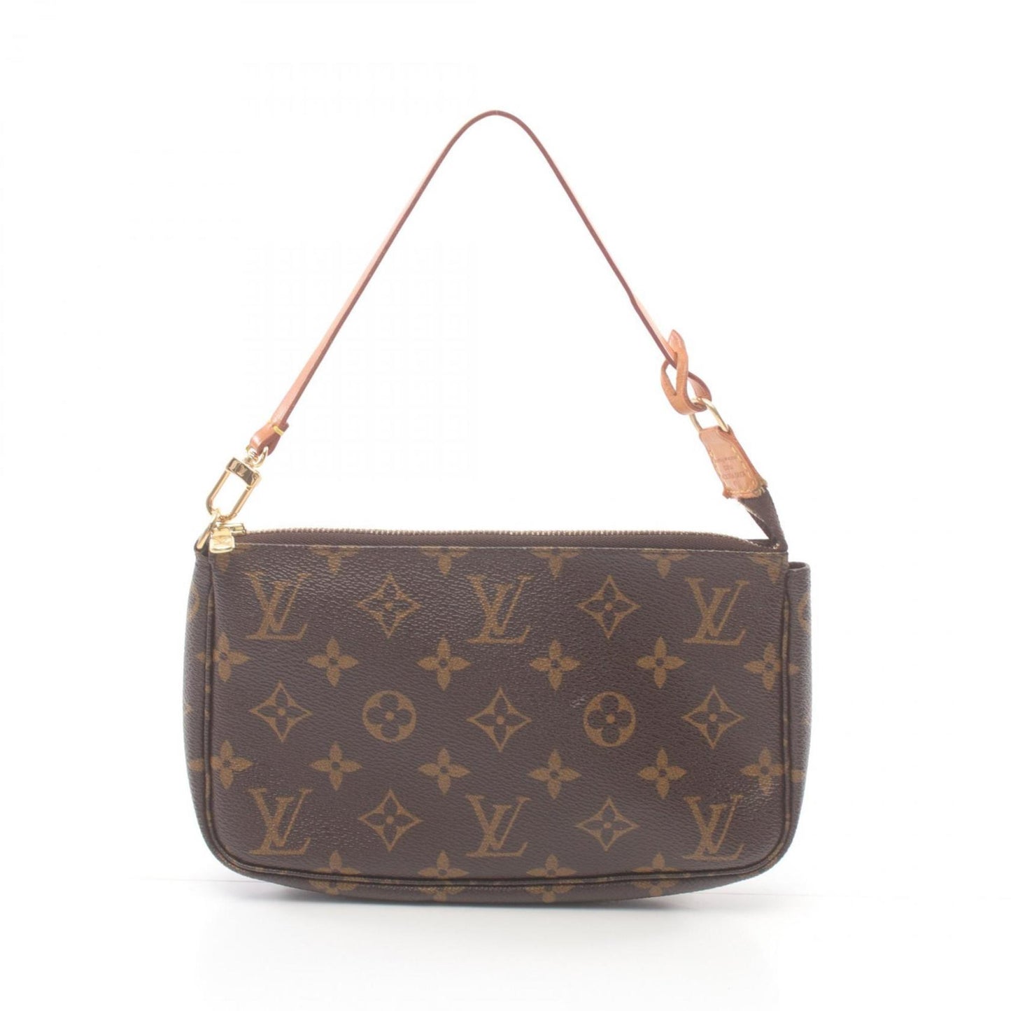 Louis Vuitton Pochette Accessoire Brown Canvas Clutch Bag