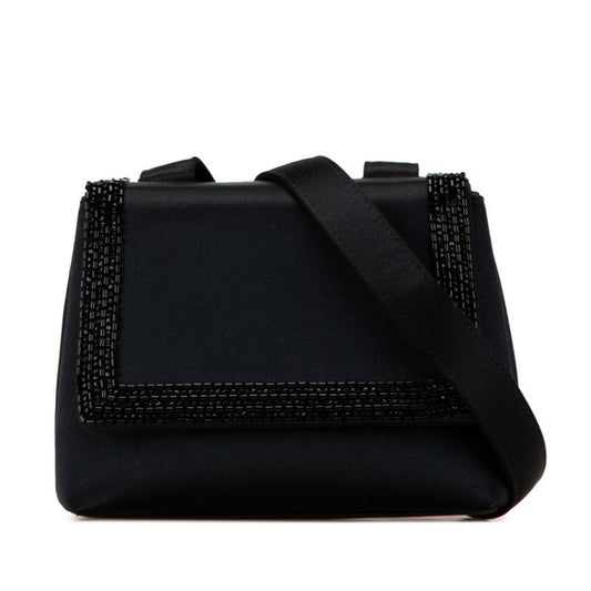 Chanel Flap bag Black Cashmere Shoulder Bag