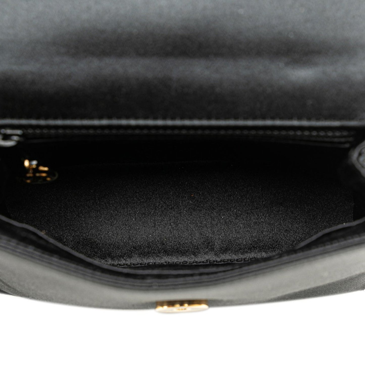 Chanel Flap bag Black Cashmere Shoulder Bag