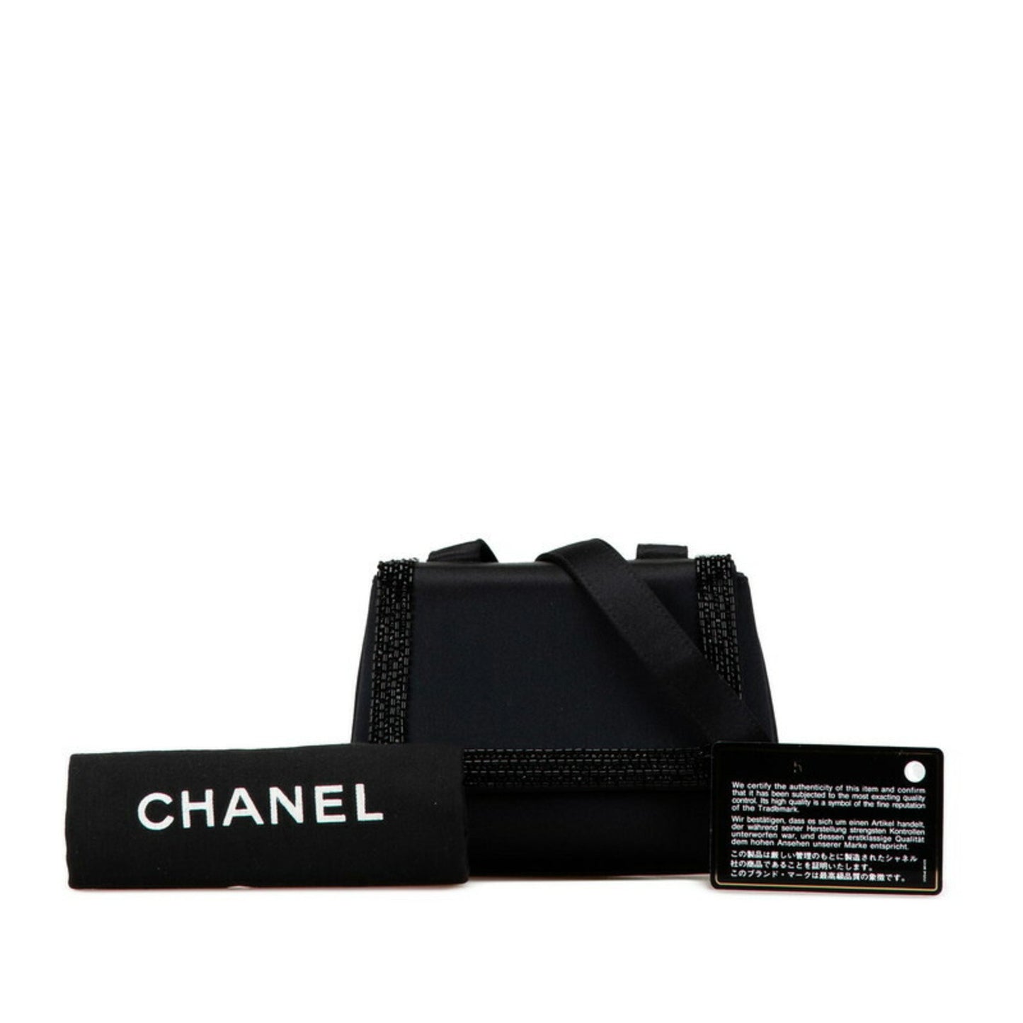 Chanel Flap bag Black Cashmere Shoulder Bag