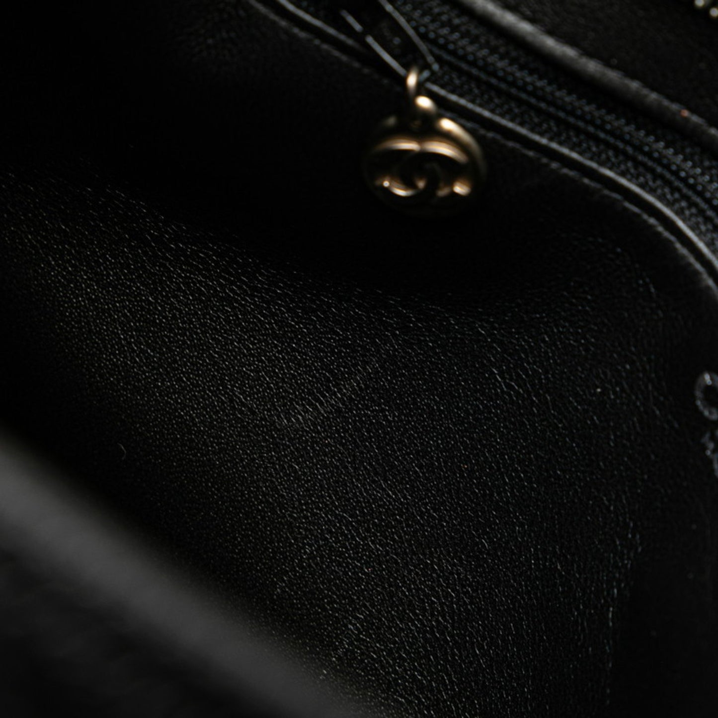 Chanel Medaillon Black Leather Tote Bag