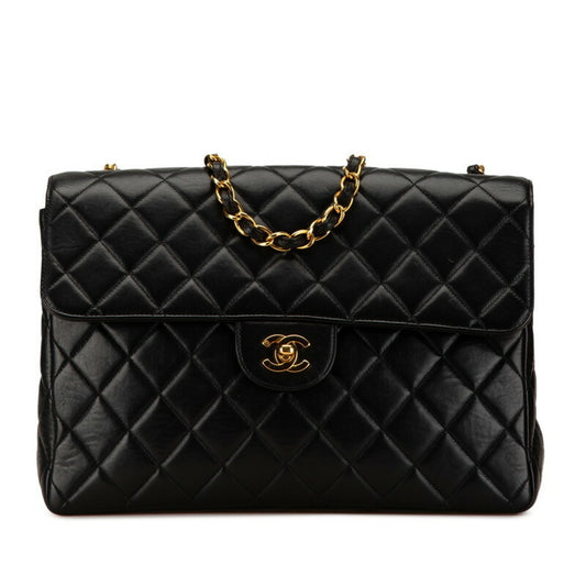 Chanel Timeless Black Suede Shoulder Bag