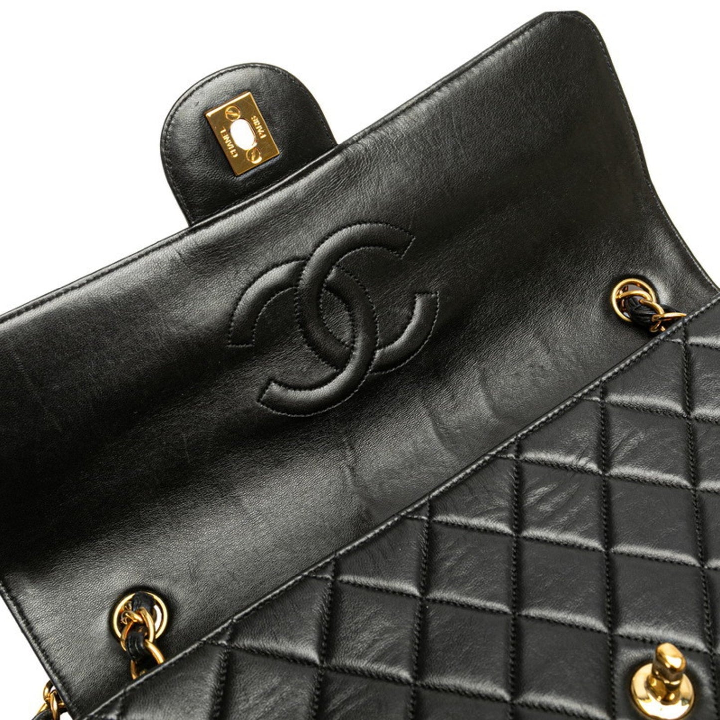 Chanel Timeless Black Suede Shoulder Bag