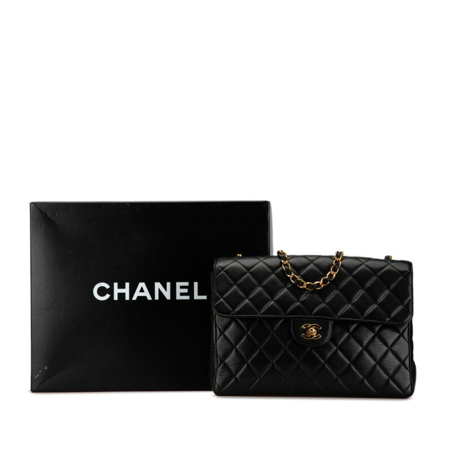 Chanel Timeless Black Suede Shoulder Bag