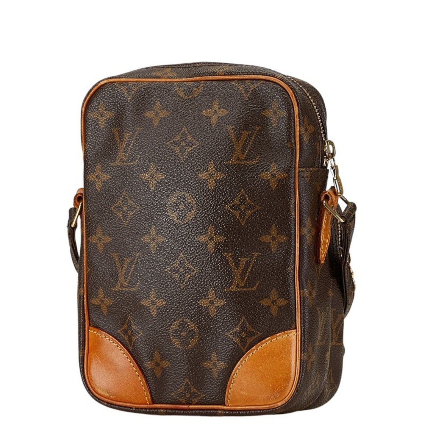 Louis Vuitton Amazon Brown Canvas Shoulder Bag