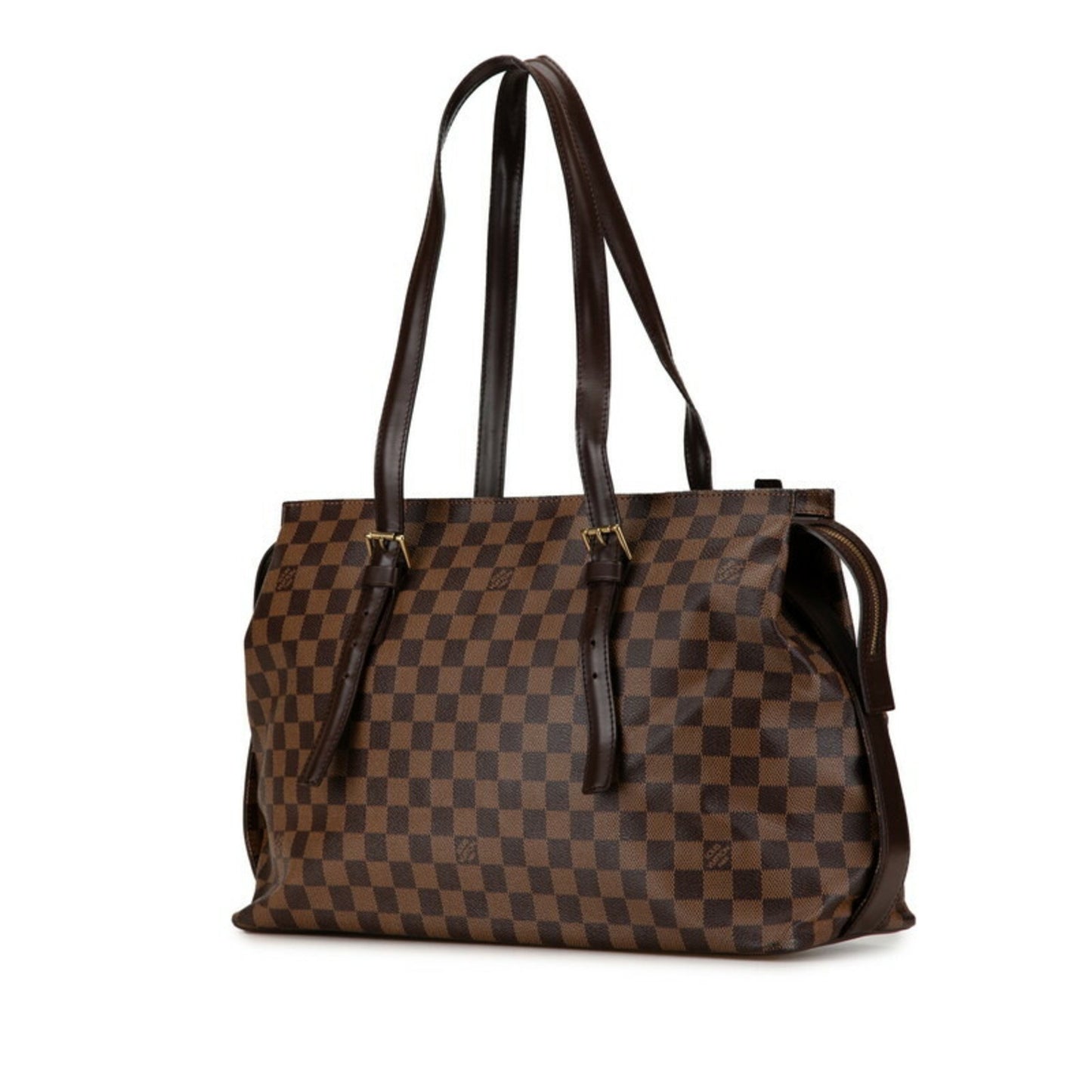 Louis Vuitton Chelsea Brown Canvas Tote Bag