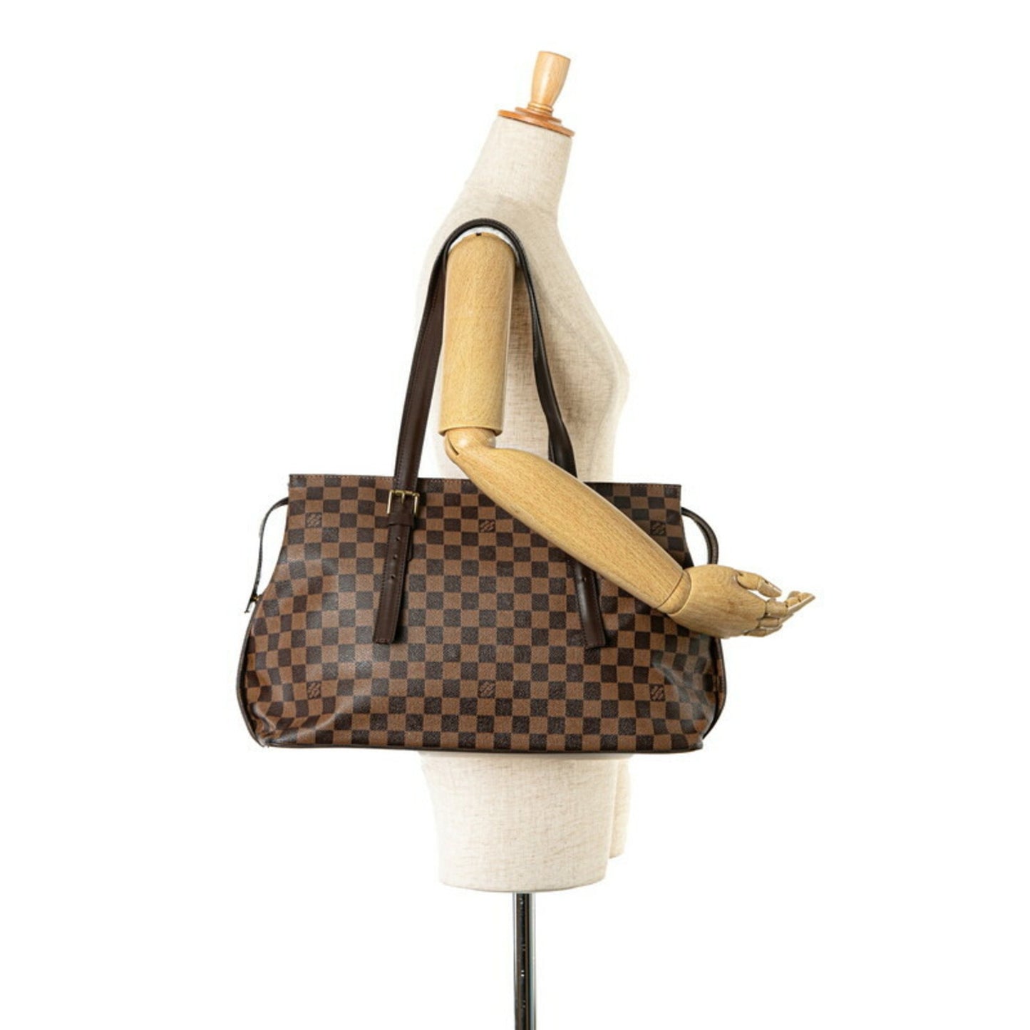 Louis Vuitton Chelsea Brown Canvas Tote Bag