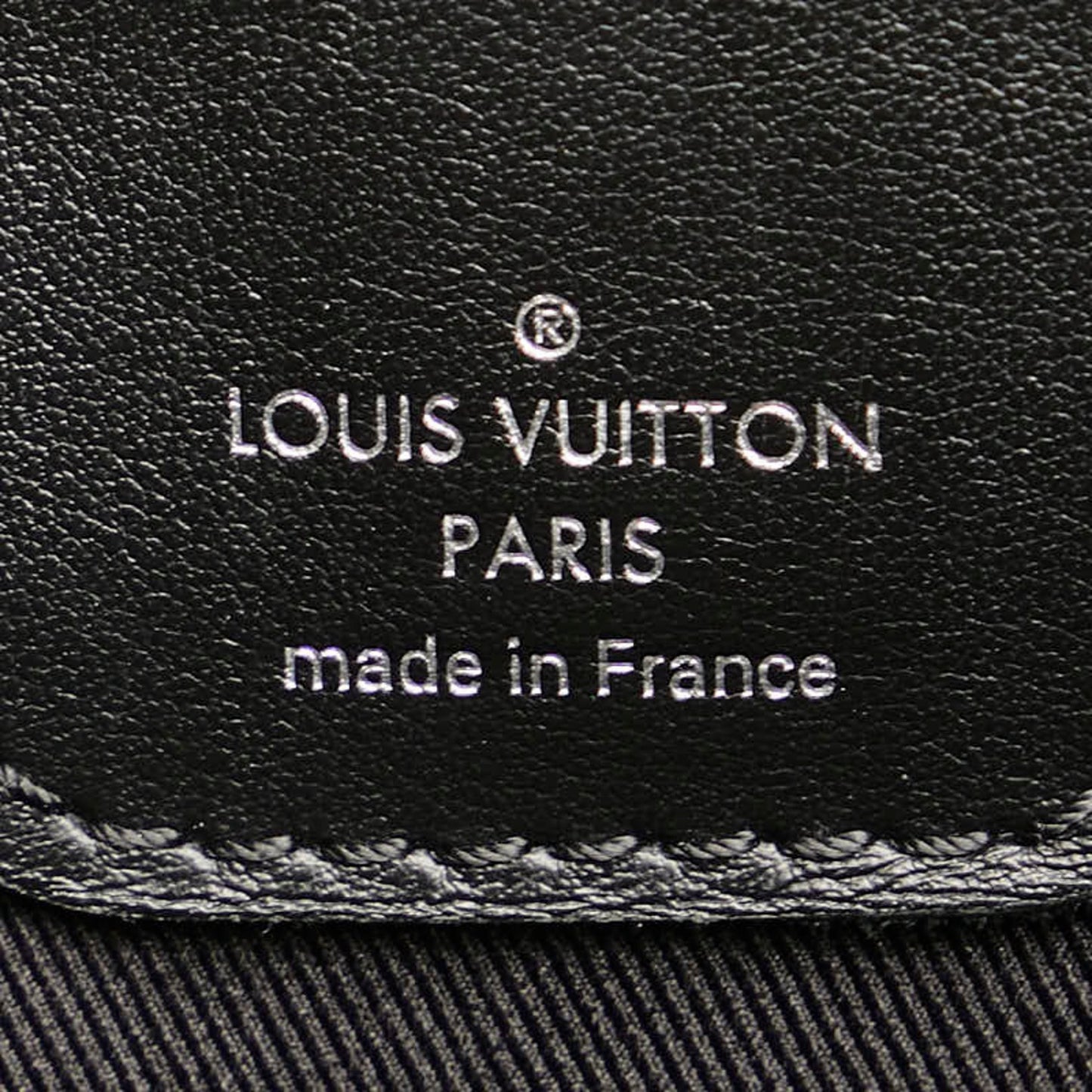 Louis Vuitton Eclipse Black Leather Tote Bag