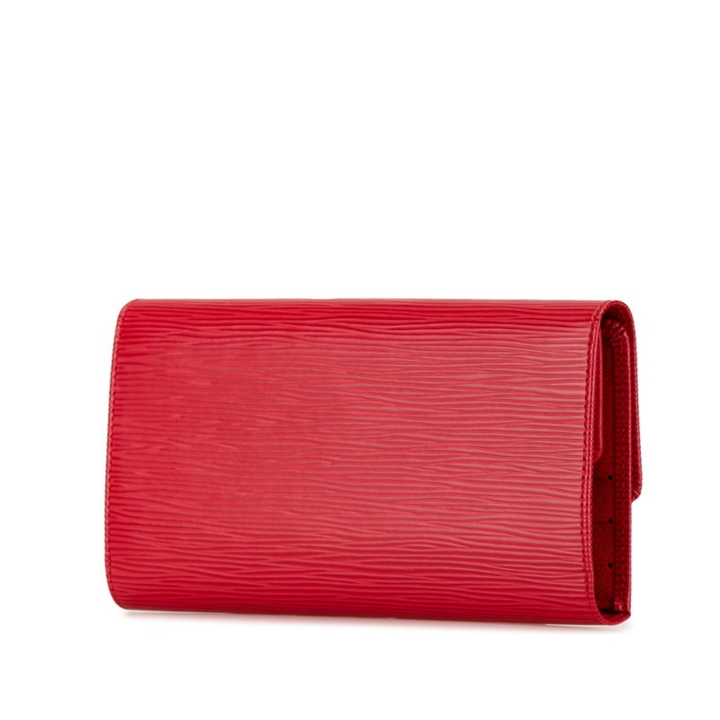 Louis Vuitton Trésor Red Leather Wallet Accessories