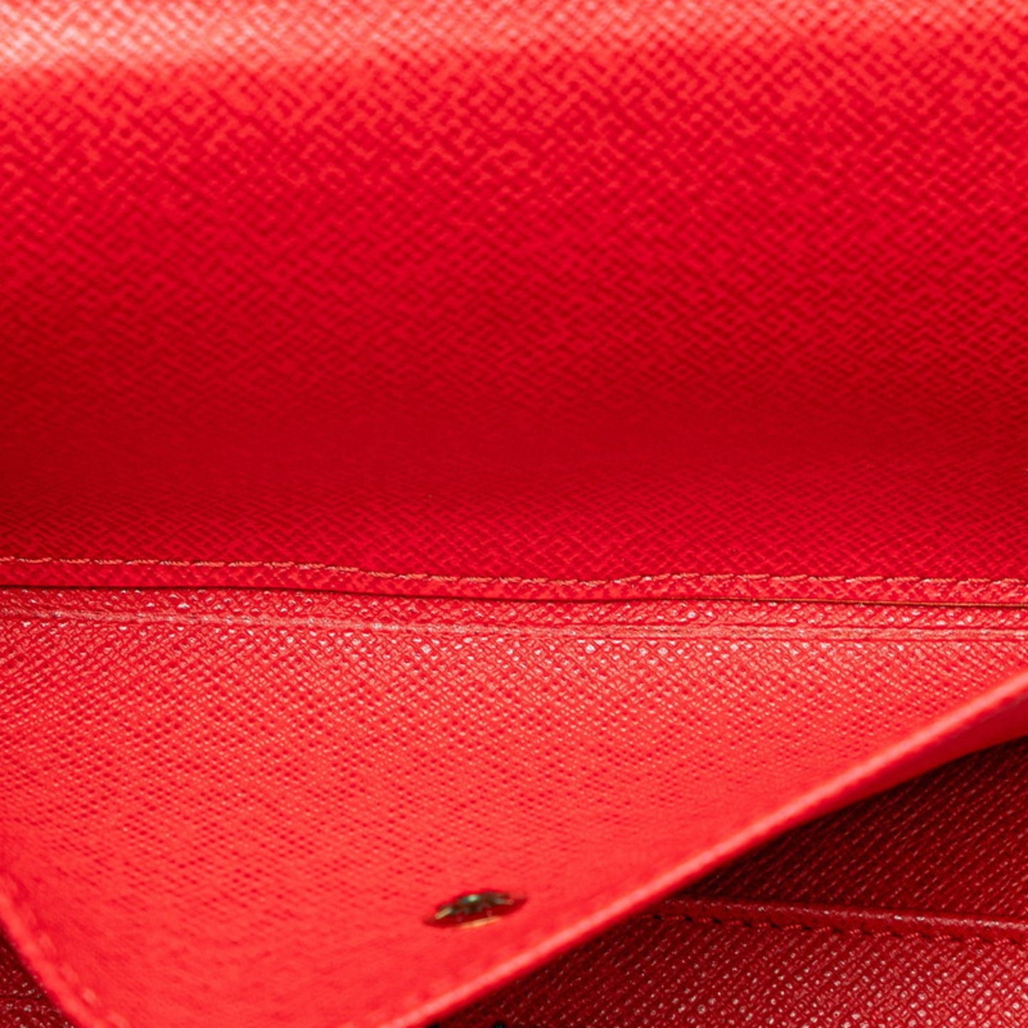 Louis Vuitton Trésor Red Leather Wallet Accessories