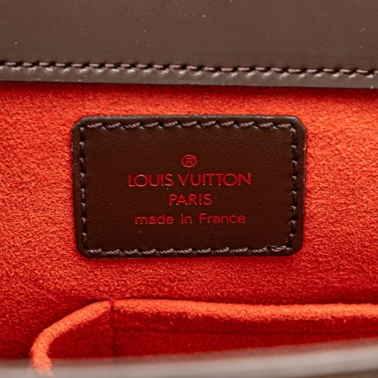 Louis Vuitton Saria Brown Canvas Hand Bag