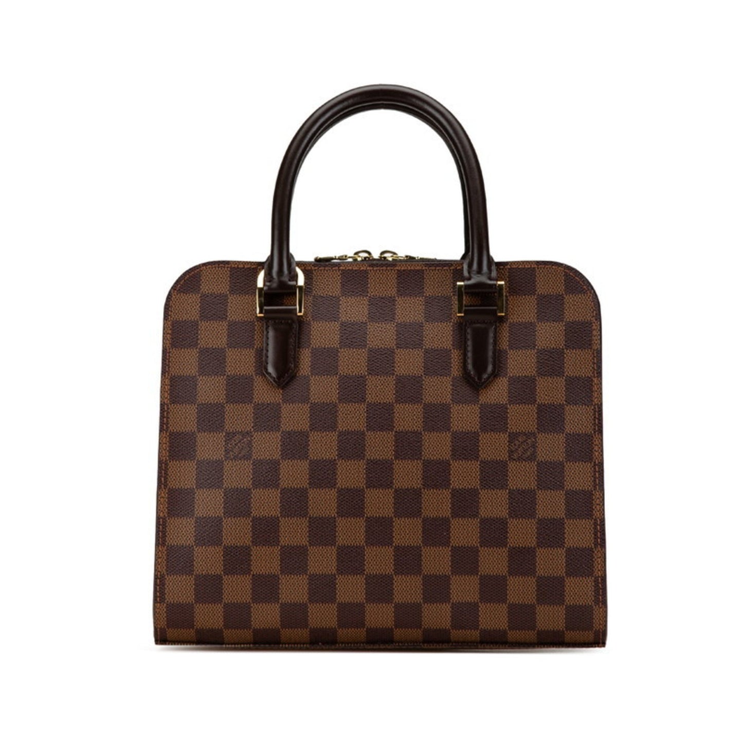 Louis Vuitton Triana Brown Canvas Hand Bag