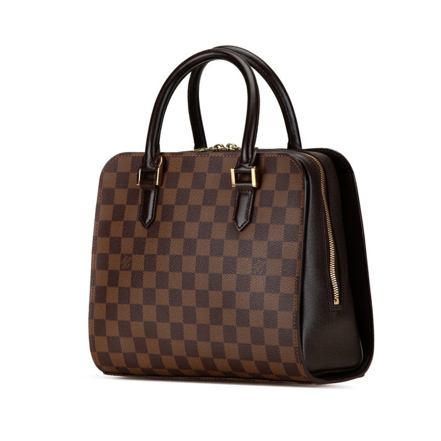 Louis Vuitton Triana Brown Canvas Hand Bag