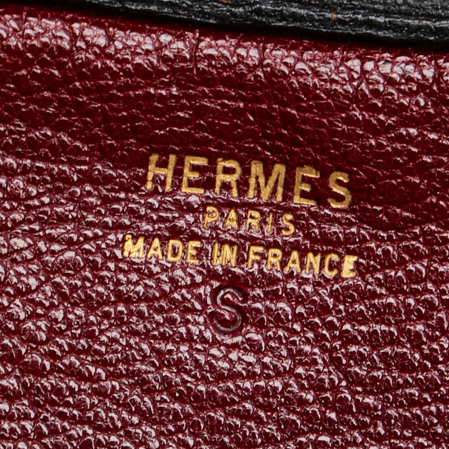 Hermès Horse Motif Red Leather Shoulder Bag