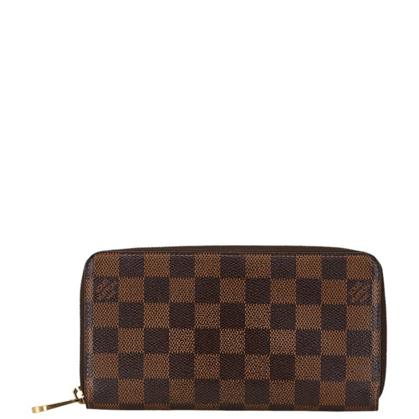 Louis Vuitton Portefeuille zippy Brown Canvas Wallet Accessories